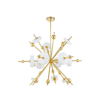 Maynard LED Chandelier in Aged Brass (70|8145-AGB)