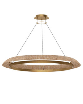 Noa LED Chandelier in Hand Rubbed Antique Brass (182|SLCH55727NTHAB)