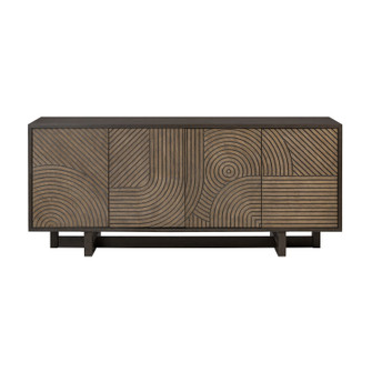 Kalen Credenza in Aged Barrel/Dark Brown Oak (137|507ST78A)