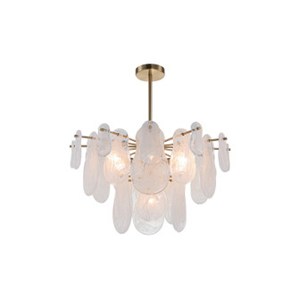 Idalia Seven Light Chandelier in Antique Brass (374|H24101M- 7)