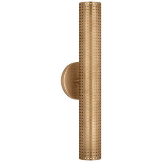 Precision LED Wall Sconce in Antique Burnished Brass (268|KW 2065AB-WG) Precision LED Wall Sconce in Antique Burnished Brass (268|KW 2065AB-WG)