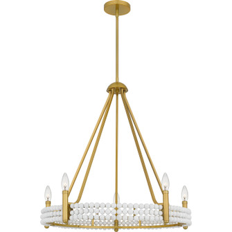 Molly Five Light Chandelier in Brushed Gold (10|MOL5027BRG)