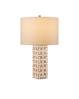 One Light Table Lamp in Natural/Ivory (142|6000-0955)