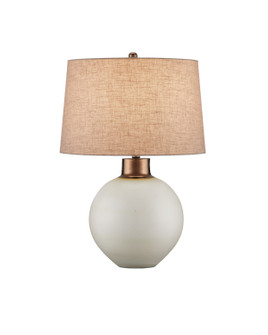 One Light Table Lamp in Off-White/Metallic Gold (142|6000-0939)