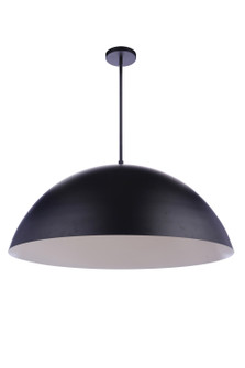 Sculptural Statement Pendants LED Pendant in Flat Black (46|P1001FB-LED)