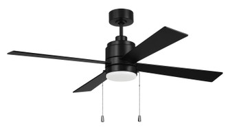 McCoy 52 4 Blade with Pull Chains 52'' Ceiling Fan in Flat Black (46|MCY52FB4-PC)