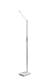 Lennox LED Floor Lamp in Black & Silver (262|SL4907-02)
