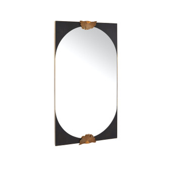 Envy Mirror in Antique Brass/Ebony/Antique Brass (314|WMI44)