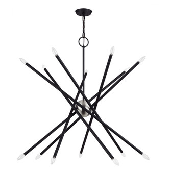 Soho 14 Light Foyer Chandelier in Black (107|47009-04)