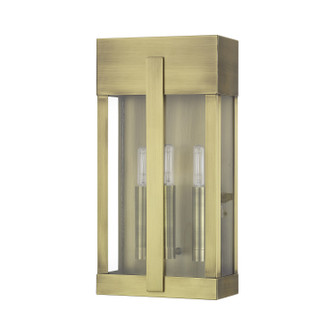 Berksford Two Light Outdoor Wall Lantern in Antique Brass (107|28963-01)