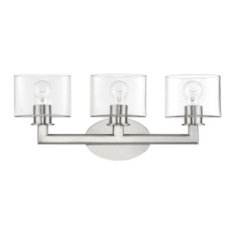 Bernardino Three Light Vanity Sconce in Brushed Nickel (107|17913-91)