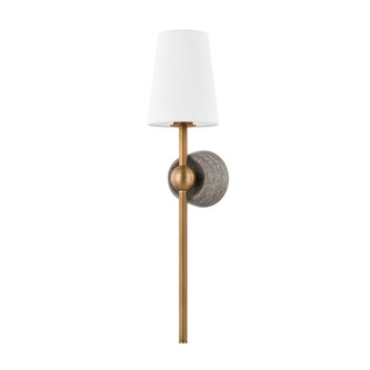 Los Vilos One Light Wall Sconce in Patina Brass (67|B2027-PBR)