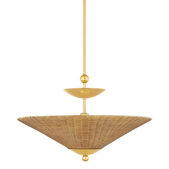 Perilla One Light Pendant in Aged Brass (428|H968701-AGB)