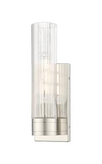 Downtown Urban One Light Wall Sconce in Polished Nickel (405|617-1W-PN-G617-11SCL)