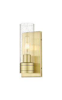 Downtown Urban One Light Wall Sconce in Antique Brass (405|617-1W-AB-G617-8SDY)