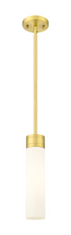 Downtown Urban One Light Mini Pendant in Satin Gold (405|617-1S-SG-G617-11WH)