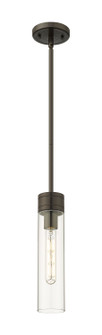 Downtown Urban One Light Mini Pendant in Oil Rubbed Bronze (405|617-1S-OB-G617-11CL)