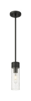 Downtown Urban One Light Mini Pendant in Matte Black (405|617-1S-BK-G617-8SDY)