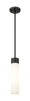 Downtown Urban One Light Mini Pendant in Matte Black (405|617-1S-BK-G617-11WH)