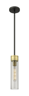 Downtown Urban One Light Mini Pendant in Black Antique Brass (405|617-1S-BAB-G617-11SM)