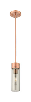 Downtown Urban One Light Mini Pendant in Antique Copper (405|617-1S-AC-G617-8SM)
