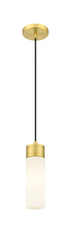 Downtown Urban One Light Mini Pendant in Satin Gold (405|617-1P-SG-G617-8SWH)