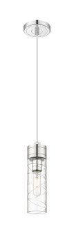 Downtown Urban One Light Mini Pendant in Polished Chrome (405|617-1P-PC-G617-8DE)