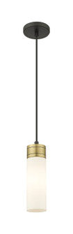 Downtown Urban One Light Mini Pendant in Black Antique Brass (405|617-1P-BAB-G617-8WH)