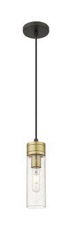 Downtown Urban One Light Mini Pendant in Black Antique Brass (405|617-1P-BAB-G617-8SDY)