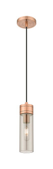 Downtown Urban One Light Mini Pendant in Antique Copper (405|617-1P-AC-G617-8SM)