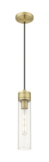 Downtown Urban One Light Mini Pendant in Antique Brass (405|617-1P-AB-G617-11SDY)