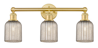 Edison Three Light Bath Vanity in Satin Gold (405|616-3W-SG-G559-5ME)