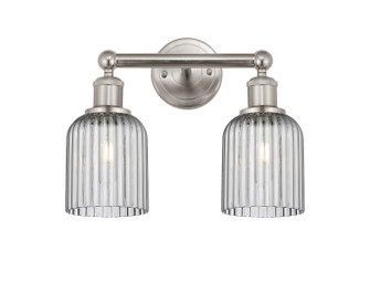Edison Two Light Bath Vanity in Brushed Satin Nickel (405|616-2W-SN-G559-5SM)