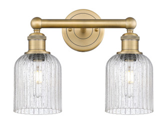 Edison Two Light Bath Vanity in Brushed Brass (405|616-2W-BB-G559-5SDY)