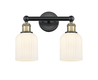 Edison Two Light Bath Vanity in Black Antique Brass (405|616-2W-BAB-G559-5GWH)