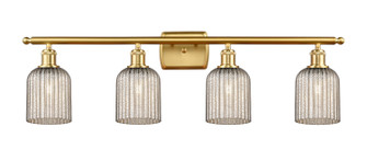 Ballston Four Light Bath Vanity in Satin Gold (405|516-4W-SG-G559-5ME)