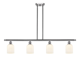 Ballston Four Light Island Pendant in Brushed Satin Nickel (405|516-4I-SN-G559-5GWH)