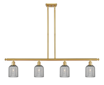 Ballston Four Light Island Pendant in Satin Gold (405|516-4I-SG-G559-5SM)