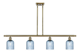 Ballston Four Light Island Pendant in Antique Brass (405|516-4I-AB-G559-5BL)