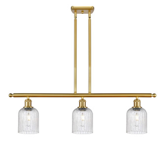 Ballston Three Light Island Pendant in Satin Gold (405|516-3I-SG-G559-5SDY)