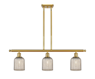 Ballston Three Light Island Pendant in Satin Gold (405|516-3I-SG-G559-5ME)