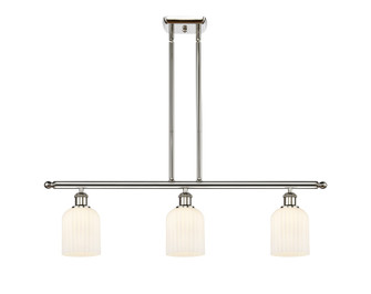 Ballston Three Light Island Pendant in Polished Nickel (405|516-3I-PN-G559-5GWH)