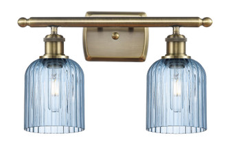 Ballston Two Light Bath Vanity in Antique Brass (405|516-2W-AB-G559-5BL)