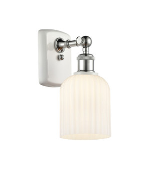 Ballston One Light Wall Sconce in White Polished Chrome (405|516-1W-WPC-G559-5GWH)