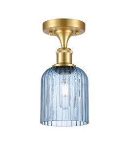 Ballston One Light Semi-Flush Mount in Satin Gold (405|516-1C-SG-G559-5BL)
