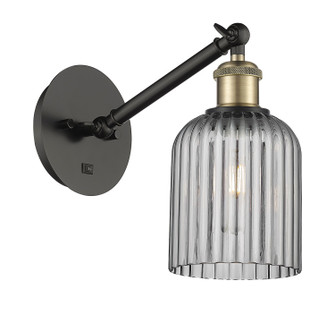 Ballston One Light Wall Sconce in Black Antique Brass (405|317-1W-BAB-G559-5SM)