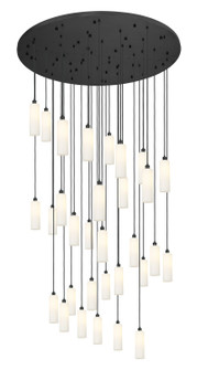 Downtown Urban 31 Light Pendant in Matte Black (405|160BK-B-31P-BK-G434-12WH)