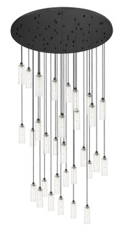 Downtown Urban 31 Light Pendant in Matte Black (405|160BK-B-31P-BK-G434-12CL)