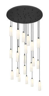 Downtown Urban 21 Light Pendant in Matte Black (405|148BK-B-21P-BK-G434-12WH)