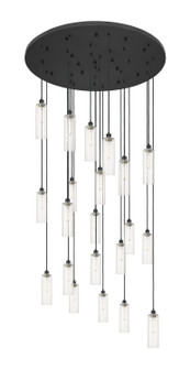 Downtown Urban 21 Light Pendant in Matte Black (405|148BK-B-21P-BK-G434-12CL)